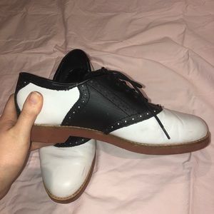 Black & White Saddle Shoes